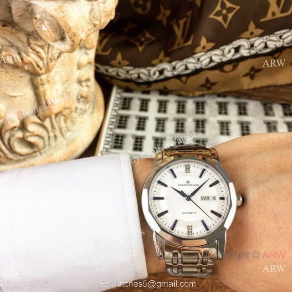 Best Replica Vacheron Constantin Geneve Watch Black Silver Case Best Replica Vacheron Constantin Geneve Watch Black Silver Case
