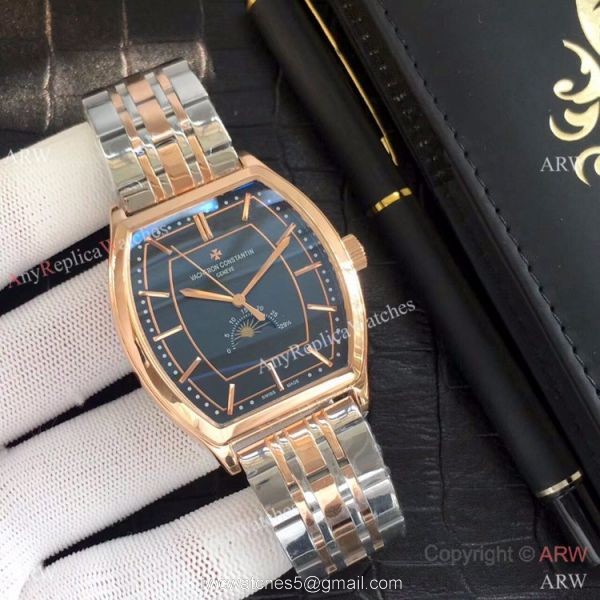 Stainless Steel Vacheron Constantin Replika Watch w/ Moon phase Stainless Steel Vacheron Constantin Replika Watch w/ Moon phase