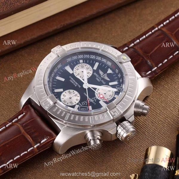 New Copy Breitling Avenger seawolf Chronograph Watch SS Black Dial New Copy Breitling Avenger seawolf Chronograph Watch SS Black Dial