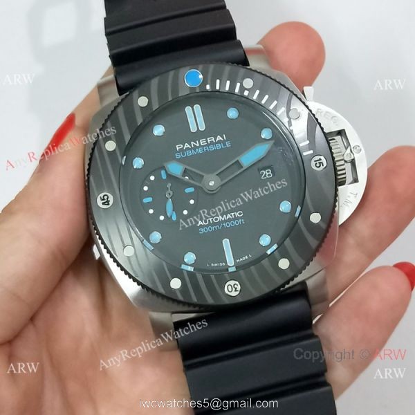 Best Replica Panerai Submersible BMG Pam799 Watch SS Carbotech Bezel Best Replica Panerai Submersible BMG Pam799 Watch SS Carbotech Bezel