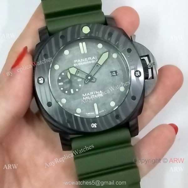 Panerai Submersible Marina Militare Carbotech Special Edition PAM961 Watch 2019 Replica Panerai Submersible Marina Militare Carbotech Special Edition PAM961 Watch 2019 Replica