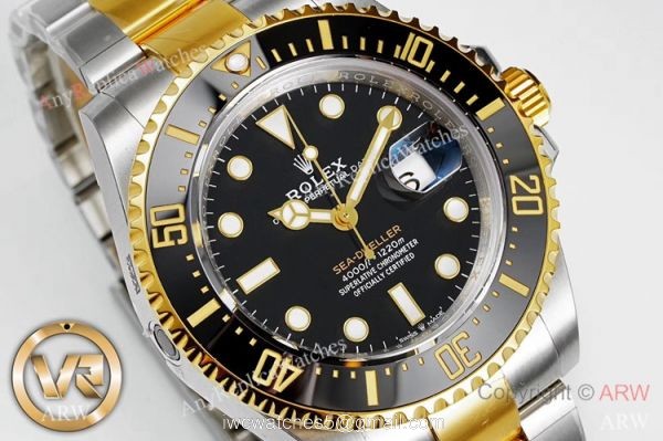 1:1 Replica Rolex Sea-Dweller 43mm Real 18K Two Tone watch VR Factory Watch 1:1 Replica Rolex Sea-Dweller 43mm Real 18K Two Tone watch VR Factory Watch