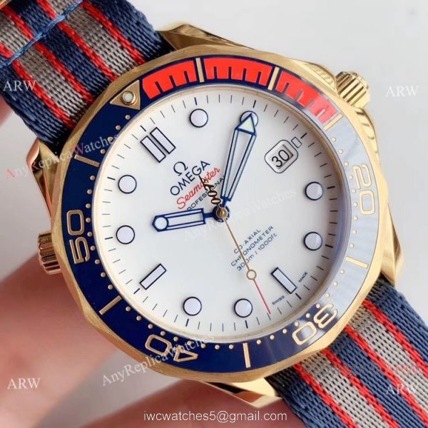 OM Factory Omega Commanders 007 James Bond Watch Replica Yellow Gold OM Factory Omega Commanders 007 James Bond Watch Replica Yellow Gold