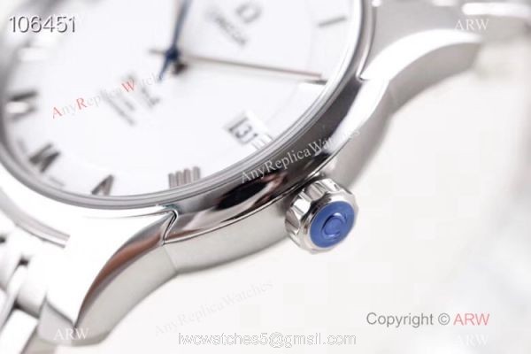 VSF Swiss Omega De Ville Co-Axial 41mm Watch Stainless steel White Roman Dial VSF Swiss Omega De Ville Co-Axial 41mm Watch Stainless steel White Roman Dial
