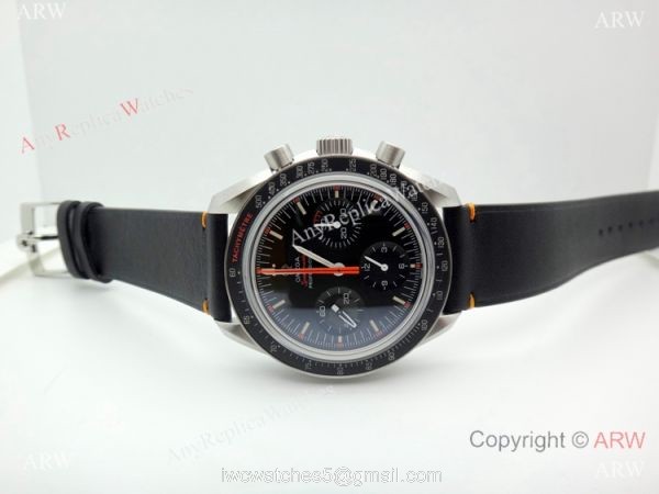 (OM)Swiss Replica Omega Speedmaster Moon SS Black Bezel Watch (OM)Swiss Replica Omega Speedmaster Moon SS Black Bezel Watch