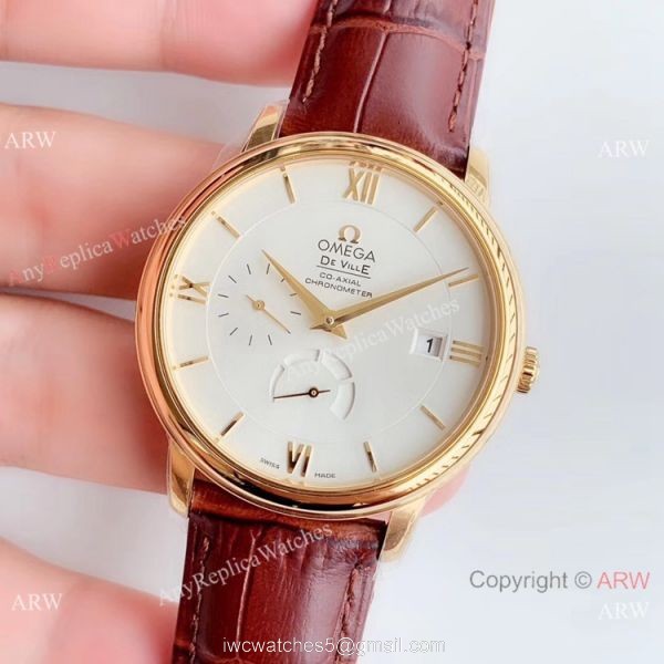 (DV) Swiss Grade Omega De Ville Prestige Yellow Gold Power Reserve Copy Watch (DV) Swiss Grade Omega De Ville Prestige Yellow Gold Power Reserve Copy Watch