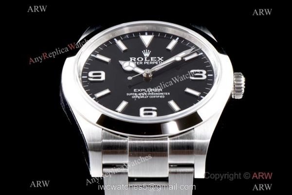 Swiss Replica Rolex Explorer I 3132 Black Dial Watch AR Watch Factory For Sale Swiss Replica Rolex Explorer I 3132 Black Dial Watch AR Watch Factory For Sale
