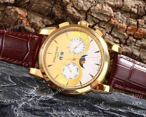 Fake Patek Philippe Geneve Grand Complications Watch Black White Dial Fake Patek Philippe Geneve Grand Complications Watch Black White Dial