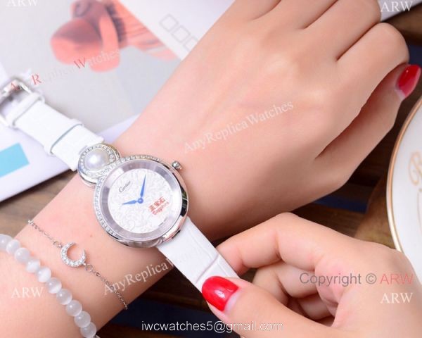 High Quality Copy Cartier Women watches Rose Gold Blue Leather Strap High Quality Copy Cartier Women watches Rose Gold Blue Leather Strap