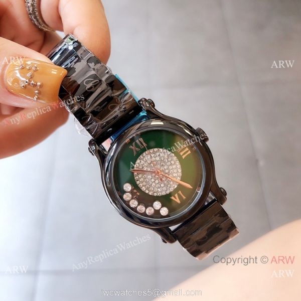 Copy Chopard Happy Sport Quartz Watch Black Case White Dial Copy Chopard Happy Sport Quartz Watch Black Case White Dial