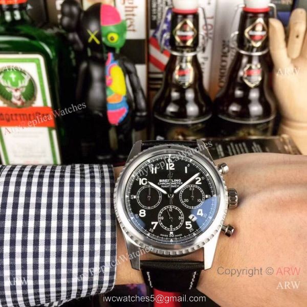 2019 Replica Breitling Navitimer Chronograph Blue Dial Blue Leather Band Watches 2019 Replica Breitling Navitimer Chronograph Blue Dial Blue Leather Band Watches