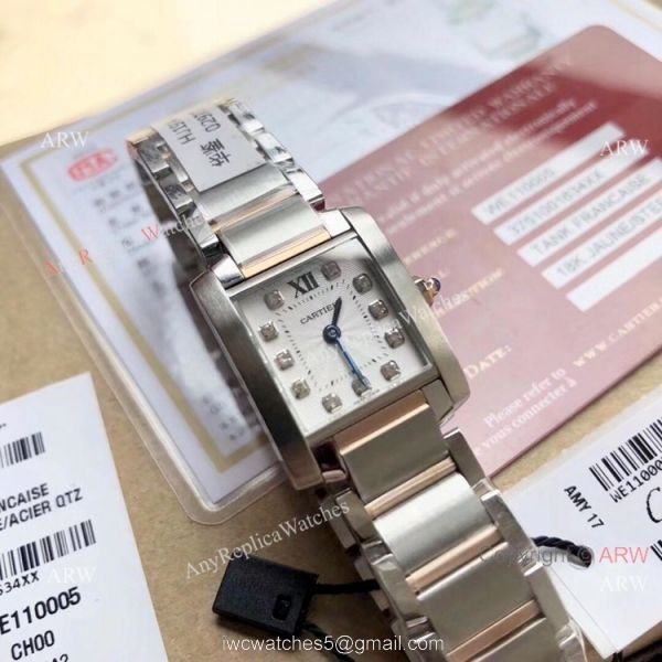 Copy Cartier Tank CC708177 Two Tone Rose Gold 25mm watch for Sale Copy Cartier Tank CC708177 Two Tone Rose Gold 25mm watch for Sale