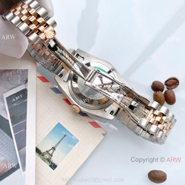New Replica Rolex oyster perpetual Datejust Watch 2-Tone Rose Gold Black Dial New Replica Rolex oyster perpetual Datejust Watch 2-Tone Rose Gold Black Dial