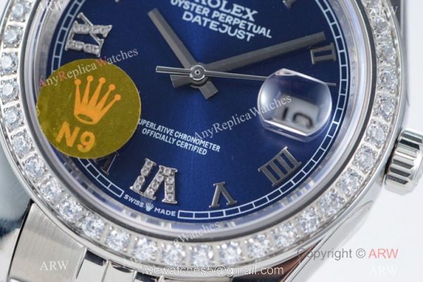 Rolex Datejust II Blue Dial Diamond Bezel Swiss 2836 904L Watch Rolex Datejust II Blue Dial Diamond Bezel Swiss 2836 904L Watch