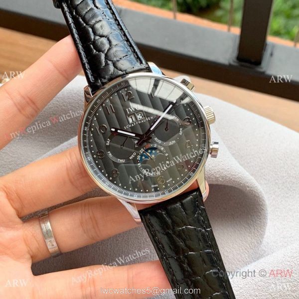 Copy IWC Portofino Grand Complication SS White Dial Watch Best Quality Copy IWC Portofino Grand Complication SS White Dial Watch Best Quality