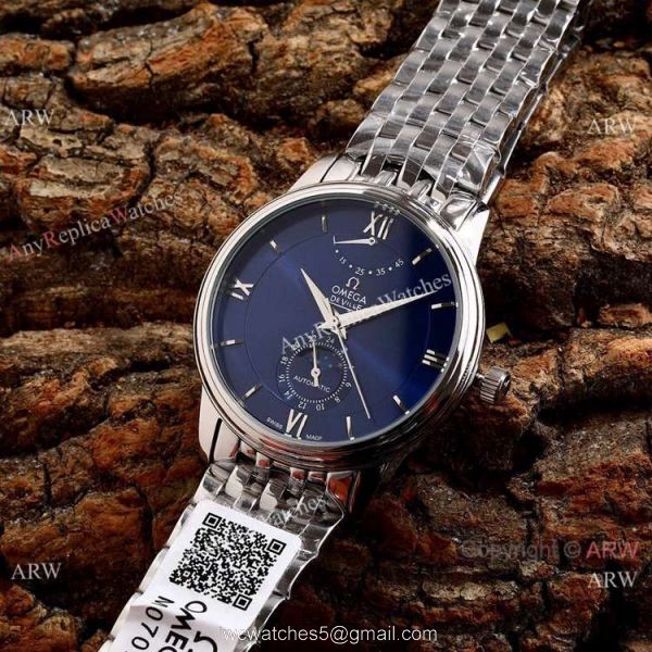 Omega De Ville Fake 40mm Watch 2-Tone Rose Gold Moonphase Omega De Ville Fake 40mm Watch 2-Tone Rose Gold Moonphase