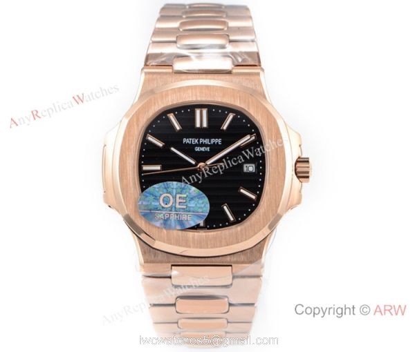 (OE) Swiss Replica Patek Philippe 5713 G Nautilus Watch Rose Gold White Face (OE) Swiss Replica Patek Philippe 5713 G Nautilus Watch Rose Gold White Face