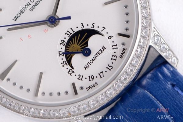 (VC) Vacheron Constantin Patrimony Moon ETA2824 Watch Vacheron Constantin Geneve Fake Wrist (VC) Vacheron Constantin Patrimony Moon ETA2824 Watch Vacheron Constantin Geneve Fake Wrist