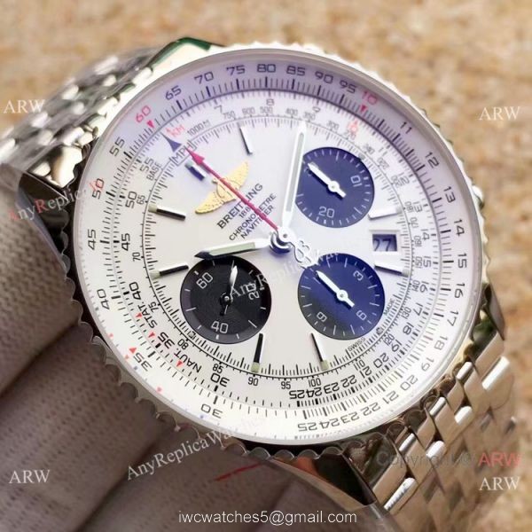 Swiss Grade 1 Breitling Navitimer 01 White Face JF 7750 Watch Super Clone Swiss Grade 1 Breitling Navitimer 01 White Face JF 7750 Watch Super Clone