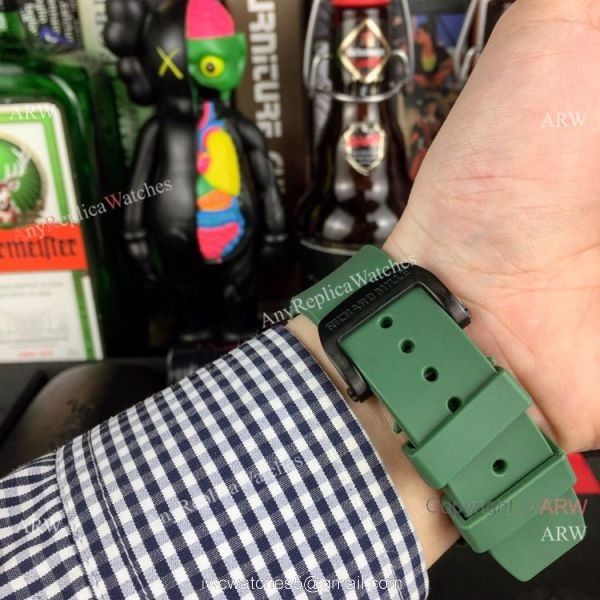 Wholesale Richard Mille Knock off RM 61-01 Yohan Blake Watch Green Rubber Band Wholesale Richard Mille Knock off RM 61-01 Yohan Blake Watch Green Rubber Band
