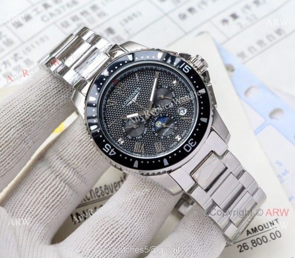 Longines HydroConquest 2-Tone Black Bezel Watches New Replica Longines HydroConquest 2-Tone Black Bezel Watches New Replica
