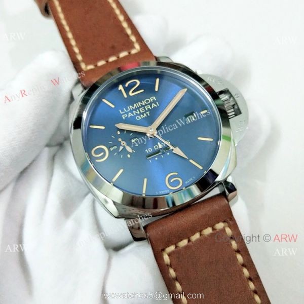 AAA Replica Panerai Luminor GMT 10 days PAM00689 Watch SS Blue Face AAA Replica Panerai Luminor GMT 10 days PAM00689 Watch SS Blue Face