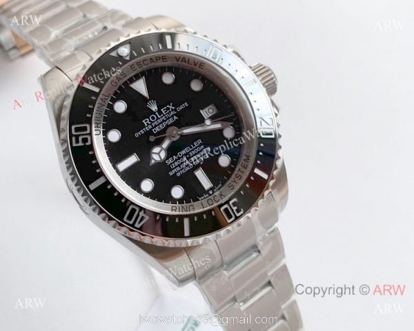 NEW Noob Rolex Deepsea 126660 SS Black Face 1:1 V10 904L Watch NEW Noob Rolex Deepsea 126660 SS Black Face 1:1 V10 904L Watch