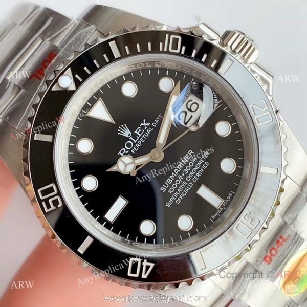 AAA Replica Rolex Submariner Black Face 116610LN Watch Noob/V10/904L/Swiss 3135 AAA Replica Rolex Submariner Black Face 116610LN Watch Noob/V10/904L/Swiss 3135