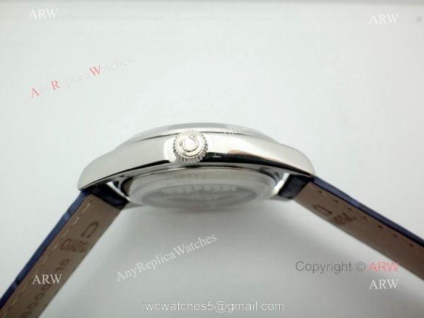 Low Price Omega Seamaster Automatic Watch Blue Leather Strap Low Price Omega Seamaster Automatic Watch Blue Leather Strap