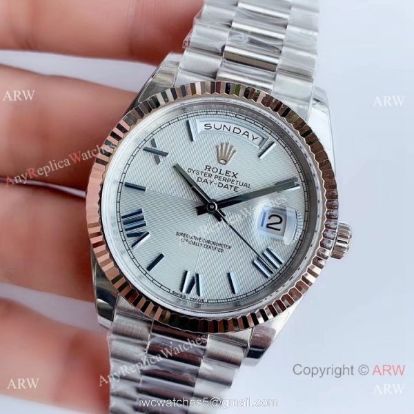 NEW Upgraded Swiss 3255 V3 Rolex DayDate 2 Light Blue Dial Watch / Rolex Presidential 41mm Replica NEW Upgraded Swiss 3255 V3 Rolex DayDate 2 Light Blue Dial Watch / Rolex Presidential 41mm Replica