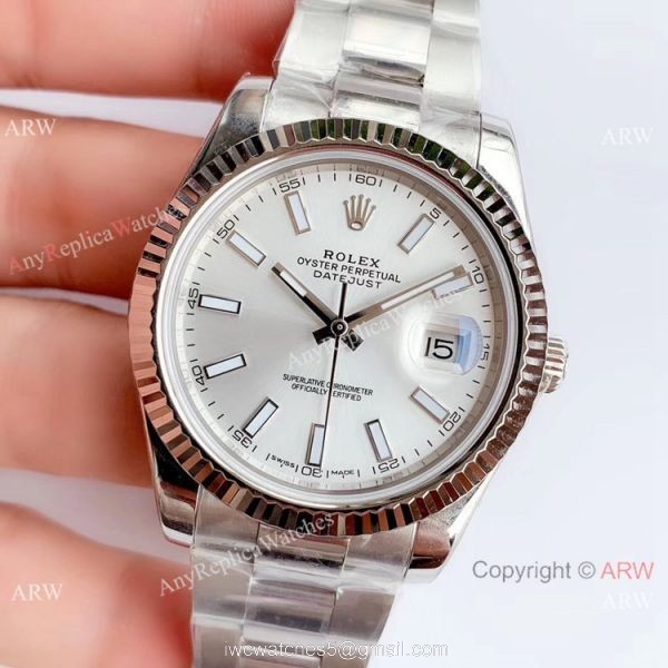 NEW Upgraded Swiss Copy Rolex Datejust II 3235 V3 Silver Face Watch 41mm NEW Upgraded Swiss Copy Rolex Datejust II 3235 V3 Silver Face Watch 41mm