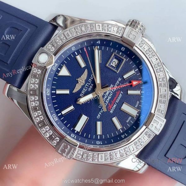 Noob Factory V2 Breitling Avenger II GMT Diamond Bezel / Best Replica Watches China Noob Factory V2 Breitling Avenger II GMT Diamond Bezel / Best Replica Watches China