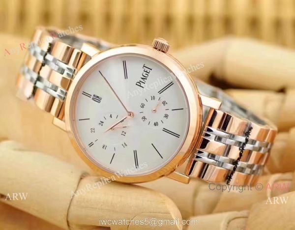 New Replica Piaget Altiplano Two Tone Blue Face Watch New Replica Piaget Altiplano Two Tone Blue Face Watch