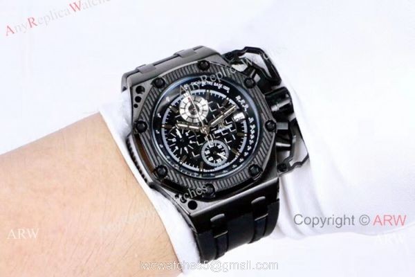 All Black Audemar Piguet Survivor Royal Oak Offshore Watches All Black Audemar Piguet Survivor Royal Oak Offshore Watches