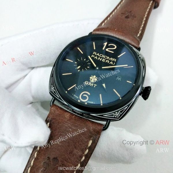 New Style Copy Panerai Radiomir Firenze Black Case Watch 45mm New Style Copy Panerai Radiomir Firenze Black Case Watch 45mm