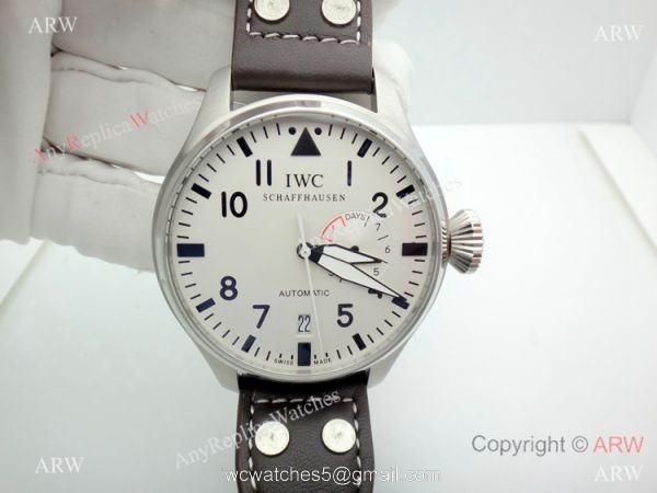 Copy IWC Big Pilot Le Petit Prince SS White Dial Watch with Power Reserve Copy IWC Big Pilot Le Petit Prince SS White Dial Watch with Power Reserve