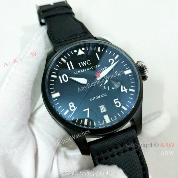 Copy IWC Big Pilot Top Gun Black Case Power Reserve Mens Watch IW501901 Copy IWC Big Pilot Top Gun Black Case Power Reserve Mens Watch IW501901