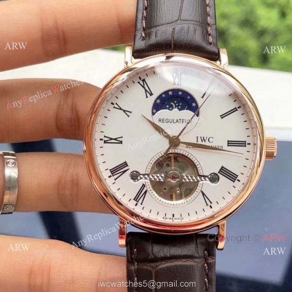 IWC Tourbillon Moonphase Portofino SS White Dial Watches High Quality Replica Watches China IWC Tourbillon Moonphase Portofino SS White Dial Watches High Quality Replica Watches China