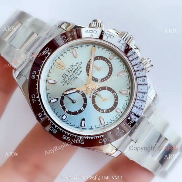 Noob Factory Clone 7750 Rolex Daytona 50th Anniversary Replica Watch Ss Ice Blue Dial Noob Factory Clone 7750 Rolex Daytona 50th Anniversary Replica Watch Ss Ice Blue Dial