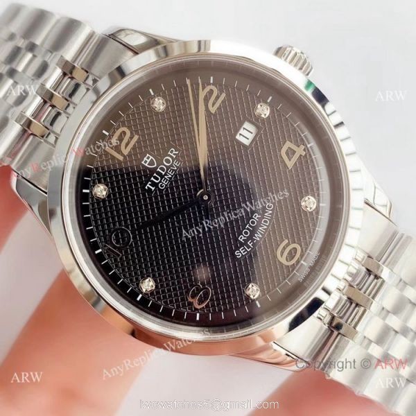 Swiss 2824 Tudor Geneve Rotor Self Winding Watch Stainless Steel Diamond Dial Watch Swiss 2824 Tudor Geneve Rotor Self Winding Watch Stainless Steel Diamond Dial Watch