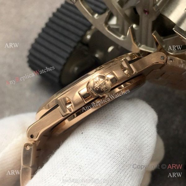 Swiss Grade Copy Patek Philippe Nautilus GBF CAL.324 Rose Gold White Dial Watch Swiss Grade Copy Patek Philippe Nautilus GBF CAL.324 Rose Gold White Dial Watch