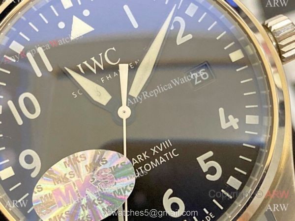 Swiss Copy IWC Mark XVIII Heritage IW327006 Watch Black Face 9015 Movement Swiss Copy IWC Mark XVIII Heritage IW327006 Watch Black Face 9015 Movement