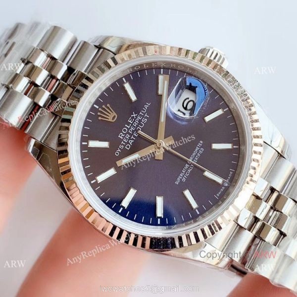 EW factory Swiss 3235 Rolex Datejust 36 Stainless Steel Blue Dial Watch EW factory Swiss 3235 Rolex Datejust 36 Stainless Steel Blue Dial Watch