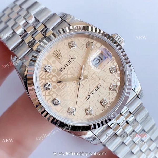 EW factory Copy Rolex Computer Face Datejust 36mm Watch EW factory Copy Rolex Computer Face Datejust 36mm Watch