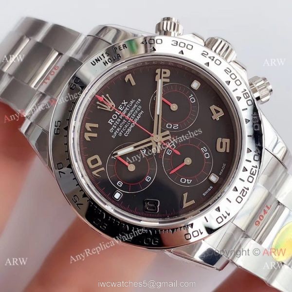 1:1 Replica Rolex Daytona Noob Factory SWISS 4130 Watch Stainless Steel Black Dial 1:1 Replica Rolex Daytona Noob Factory SWISS 4130 Watch Stainless Steel Black Dial