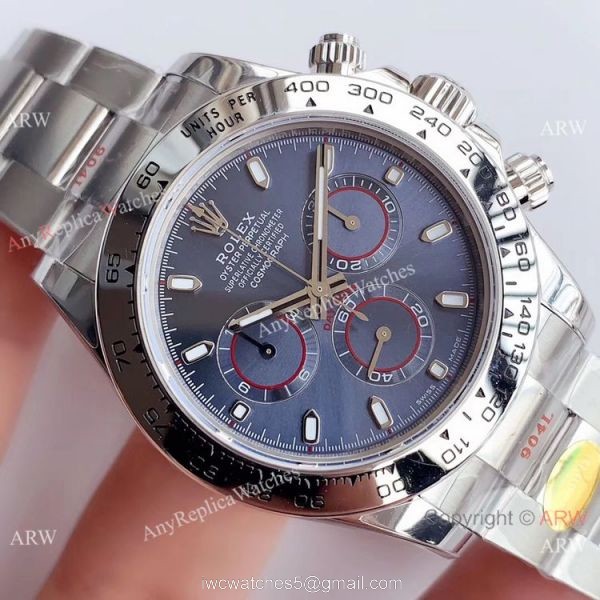 Noob Factory Swiss 4130 Rolex Daytona SS Blue Dial Watch Best Chinese Replica Watches Noob Factory Swiss 4130 Rolex Daytona SS Blue Dial Watch Best Chinese Replica Watches