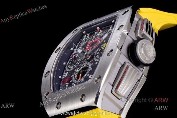 KV Factory Replica Richard Mille RM011-FM Black Kite Flyback Chronograph Watch KV Factory Replica Richard Mille RM011-FM Black Kite Flyback Chronograph Watch