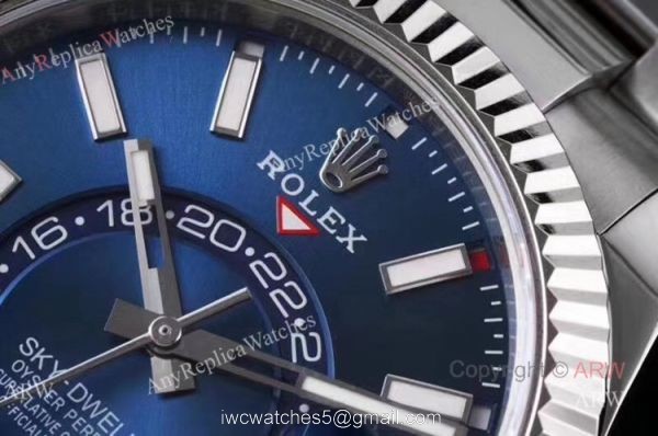 Noob Factory Replica Rolex Sky Dweller Blue Dial Automatic Watch 42mm Noob Factory Replica Rolex Sky Dweller Blue Dial Automatic Watch 42mm