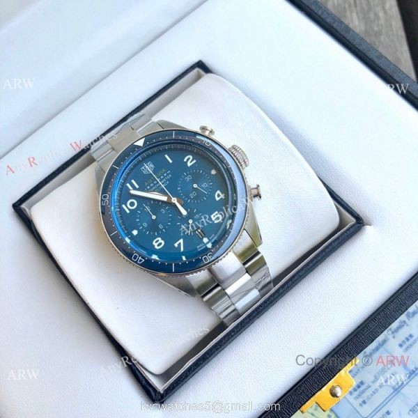 Copy Tag Heuer Autavia Flyback Stainless Steel White Dial Watches 43mm Copy Tag Heuer Autavia Flyback Stainless Steel White Dial Watches 43mm
