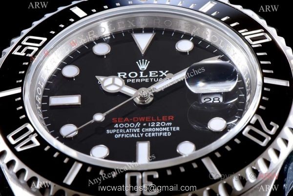 1:1 Replica Rolex Sea-Dweller ARF V3 ETA2824 Stainless Steel Watch 43MM 1:1 Replica Rolex Sea-Dweller ARF V3 ETA2824 Stainless Steel Watch 43MM